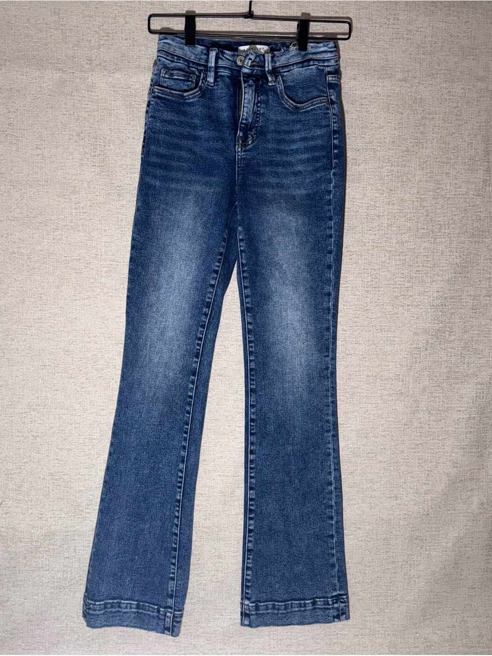 Women’s Mid-Rise Blue Bootcut Jeans